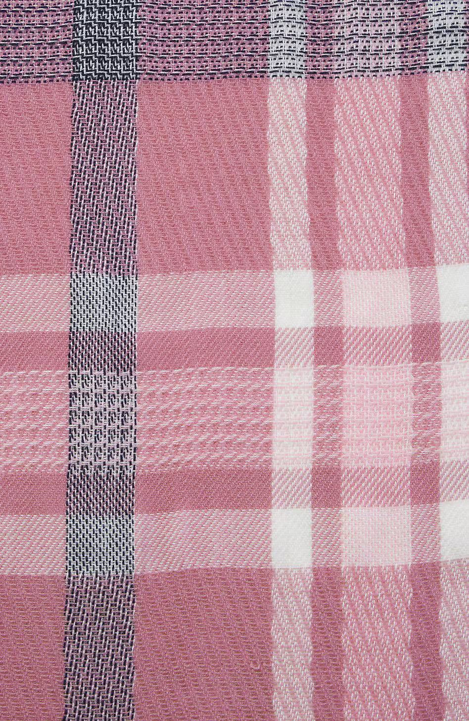 Fringed Plaid Square Scarf