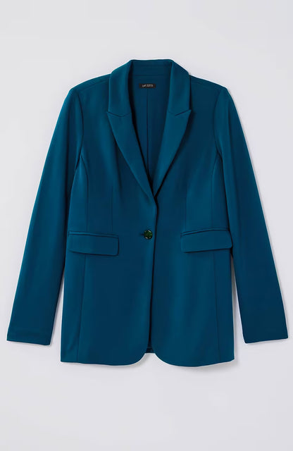 Wearever Double-Face Jersey Notch-Collared Blazer