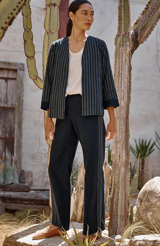 Pure Jill Cross-Dyed Wide-Leg Pants