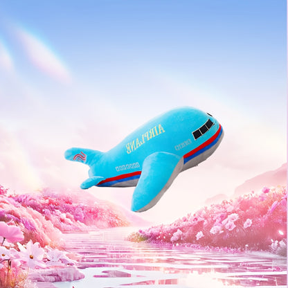 Pilule d'avion de dessin animé avec le texte \
