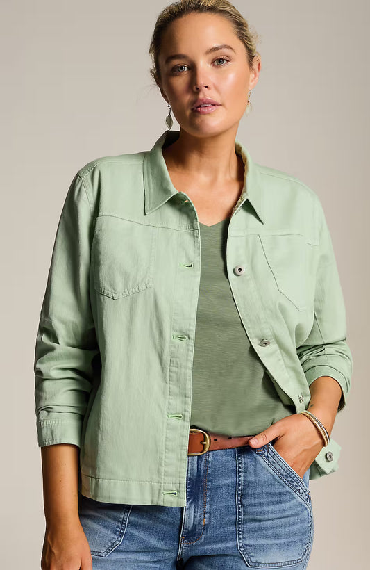 Cotton & Linen Denim Jacket