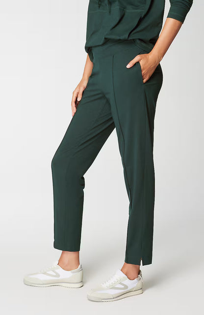 Fit Supreme-Stretch Pintucked Slim-Leg Pants