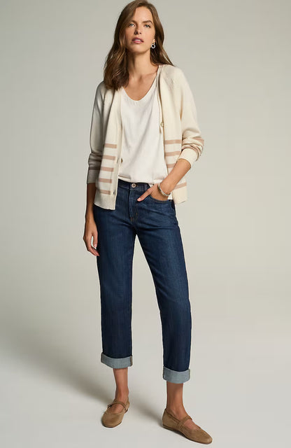 Rib-Textured Cardi