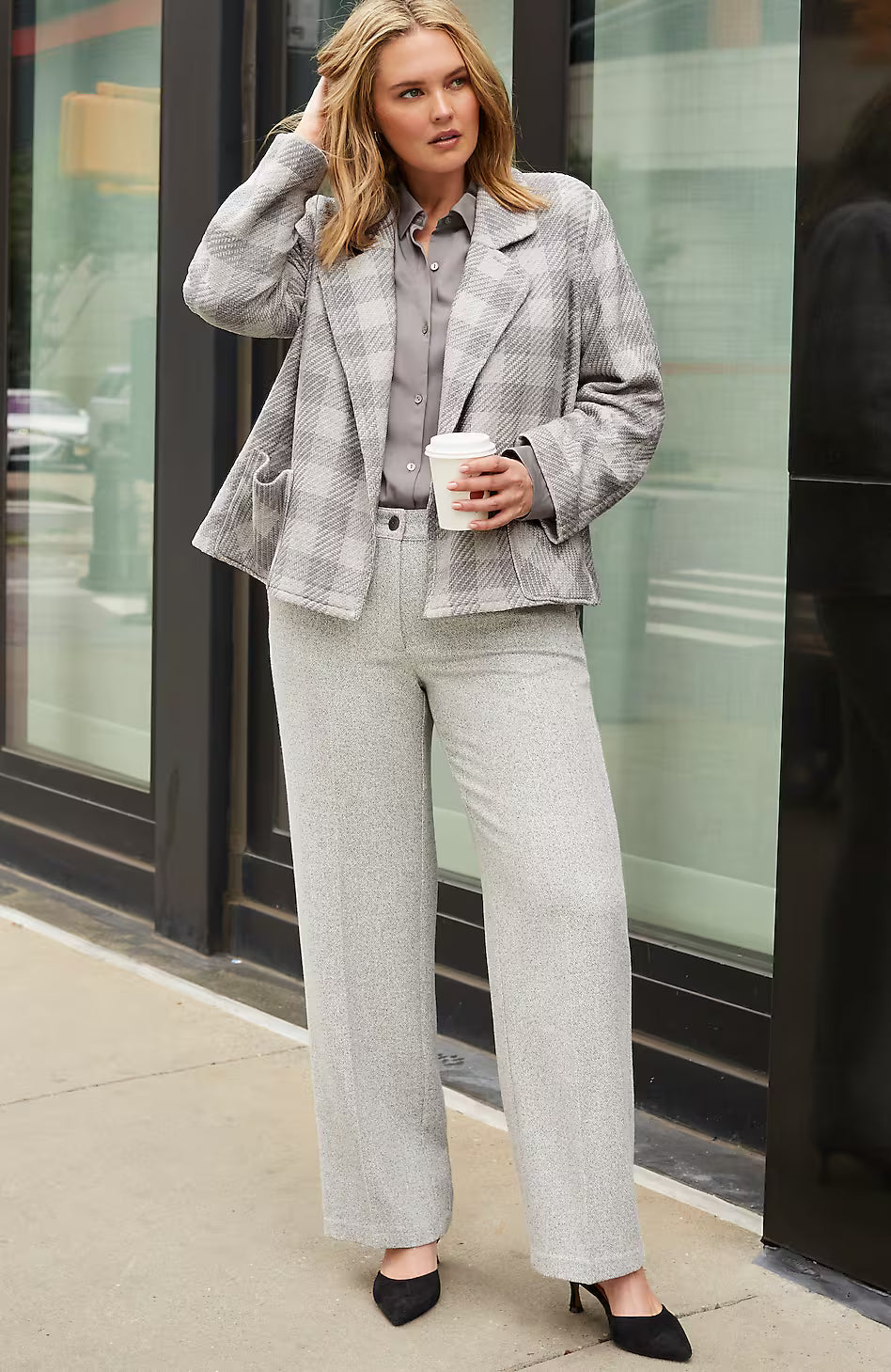 Chenille A-Line Jacket