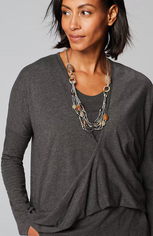 Pure Jill Twist-Front Top