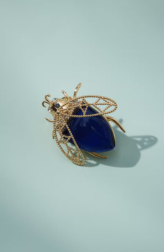 Glass Beetle Pin