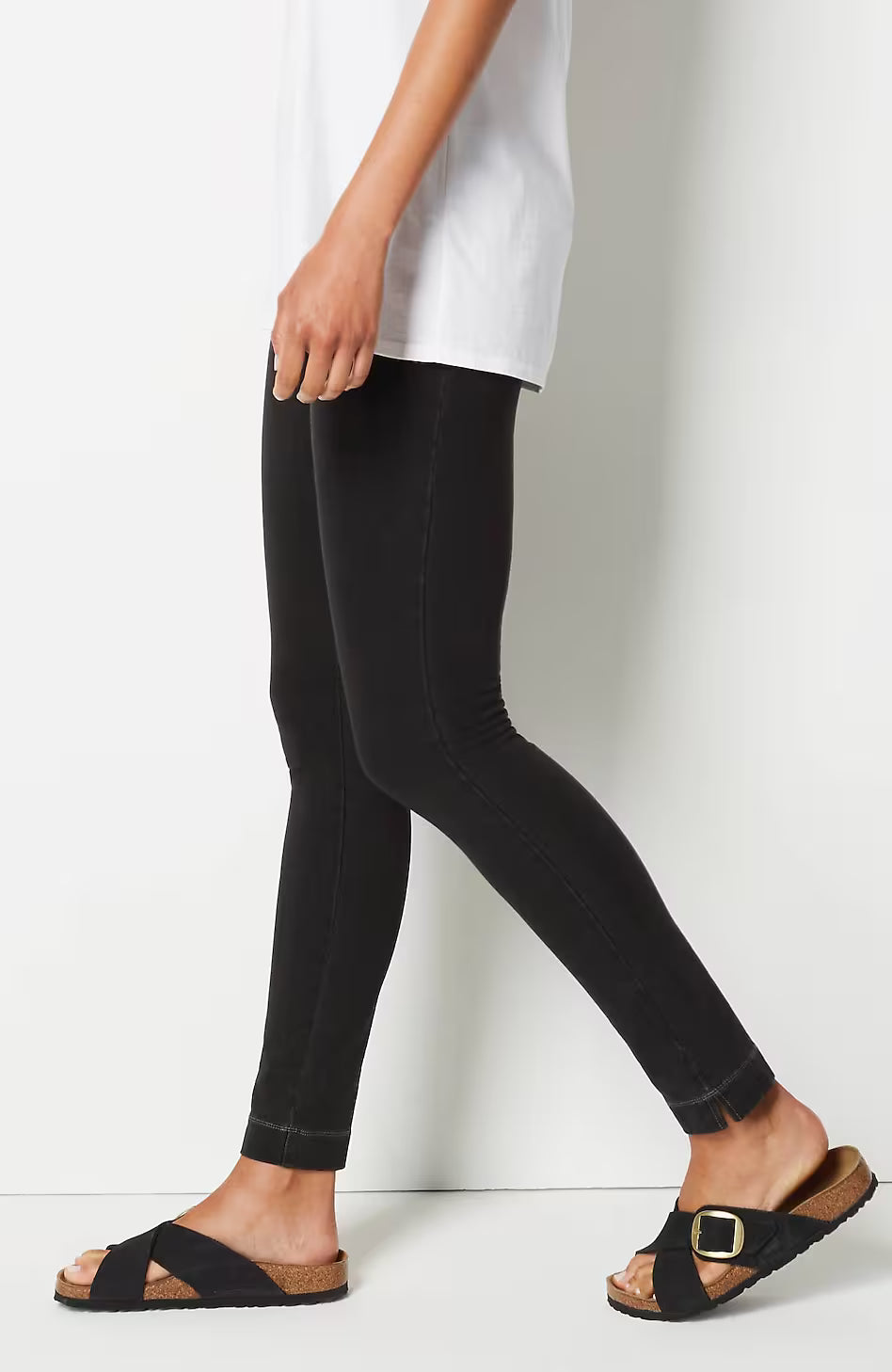 Pure Jill Side-Slit Jeggings