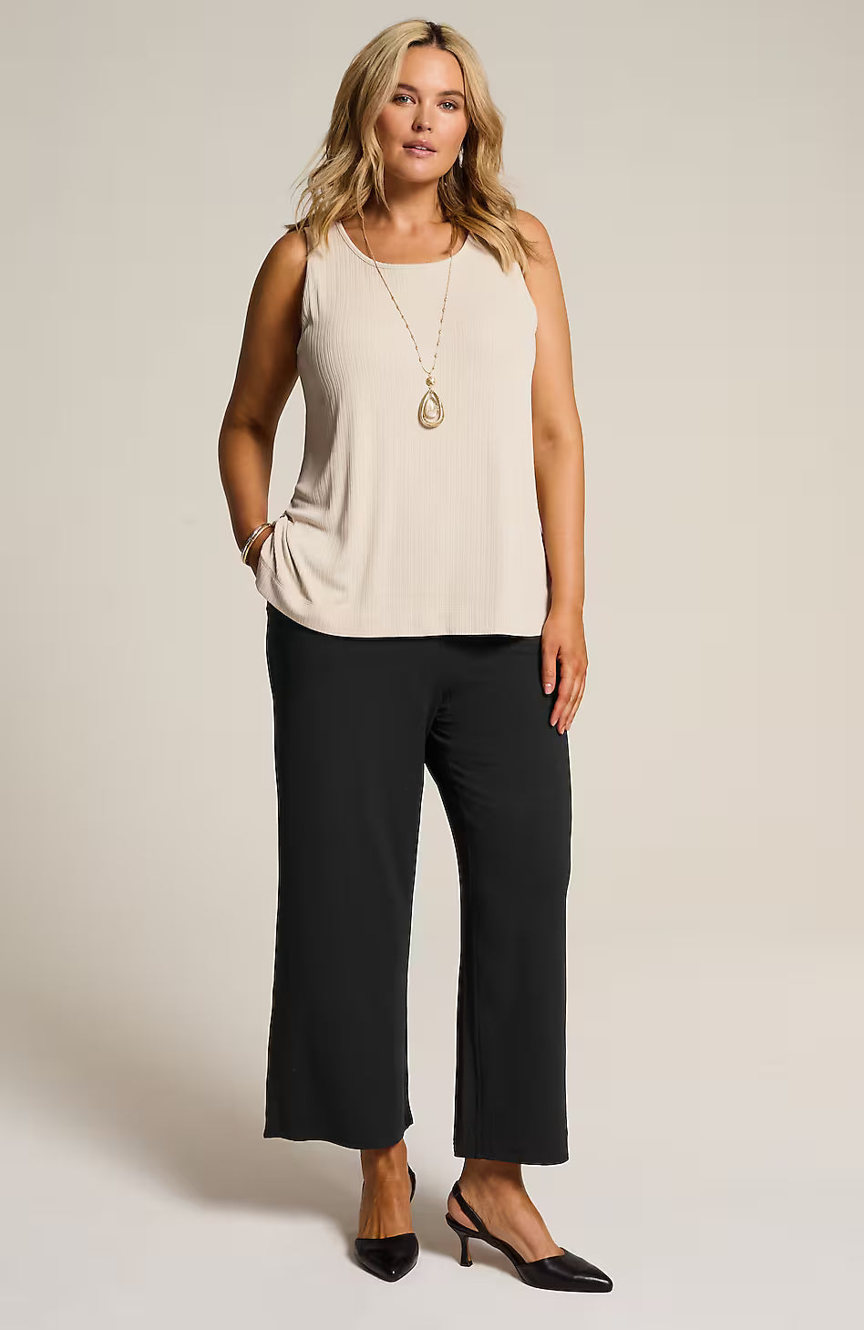 Wearever Wide-Leg Knit Crops