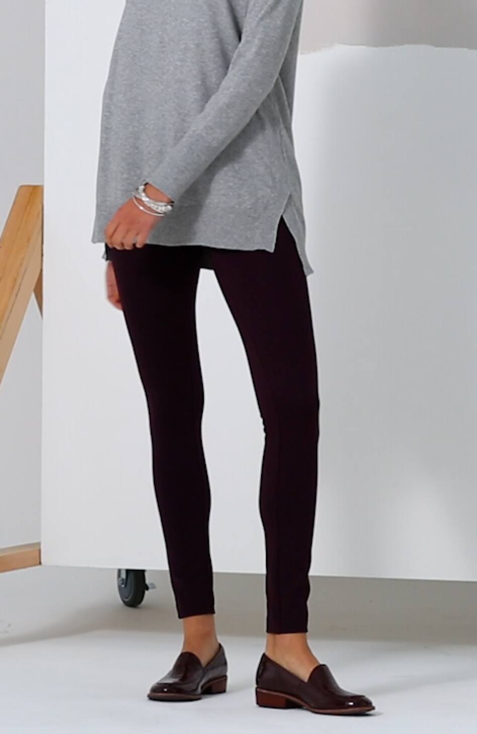 High-Rise Ponte Knit Leggings