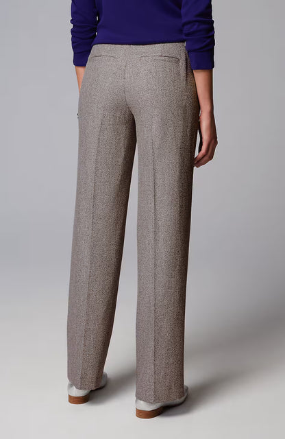 Tweed Wide-Leg Trousers