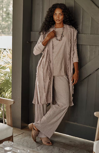 Pure Jill Pleated Wide-Leg Pants