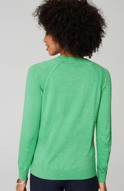Organically Grown Cotton V-Neck Cardi