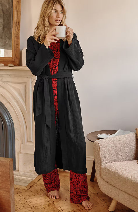 Sleep Cotton-Gauze Robe