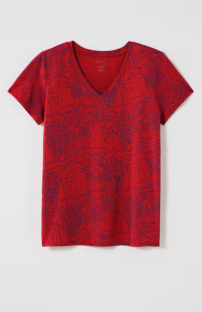 Sleep Ultrasoft V-Neck Tee