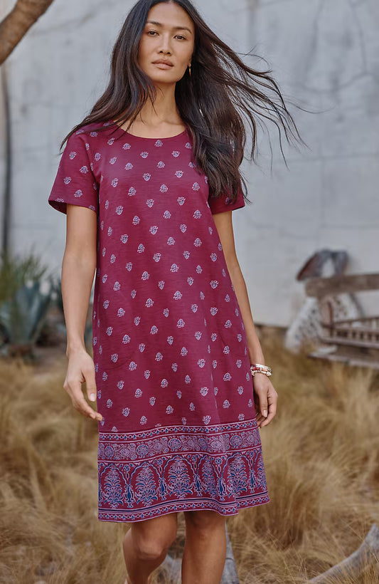 Pure Jill Slub-Knit Dress