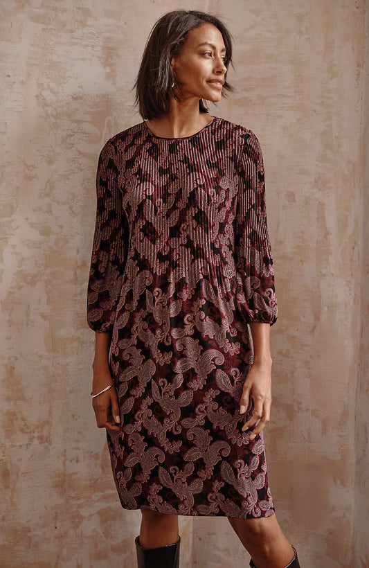 Wearever Sunburst-Pleated Dress
