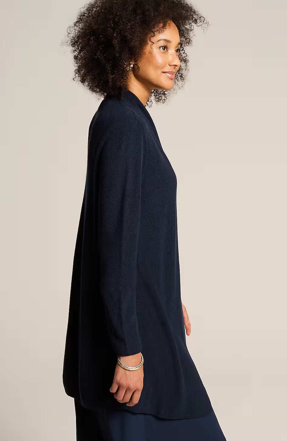 Wearever Lightweight Shawl-Collared Cardi