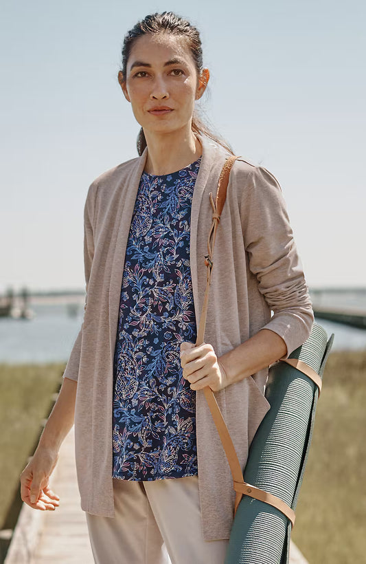 Fit Elevate Terry Open-Front Jacket