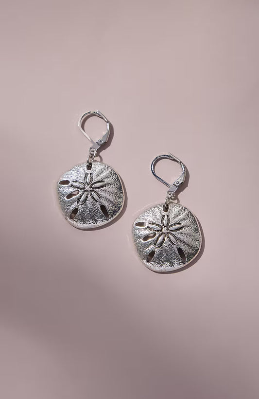 Under-The-Sea Sand Dollar Earrings