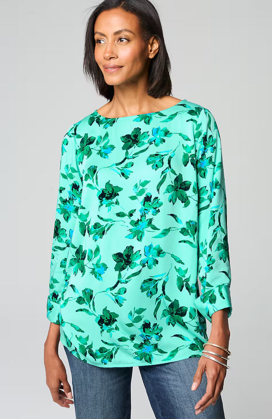 Satin A-Line Top
