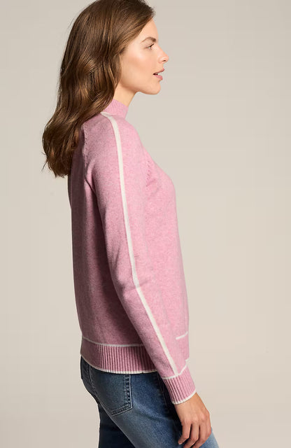 Contrasting-Details Sweater