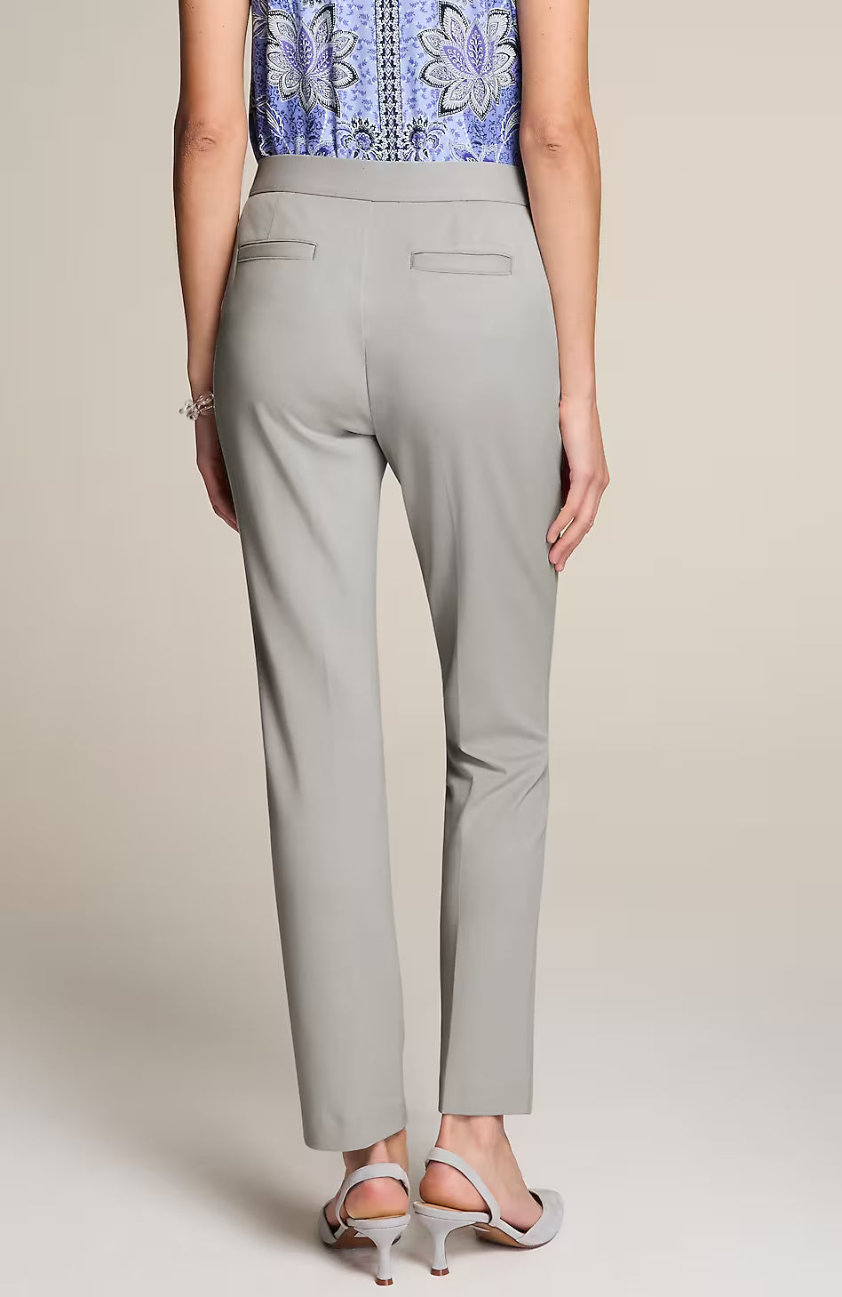 Wearever Polished-Knit Slim-Leg Trousers