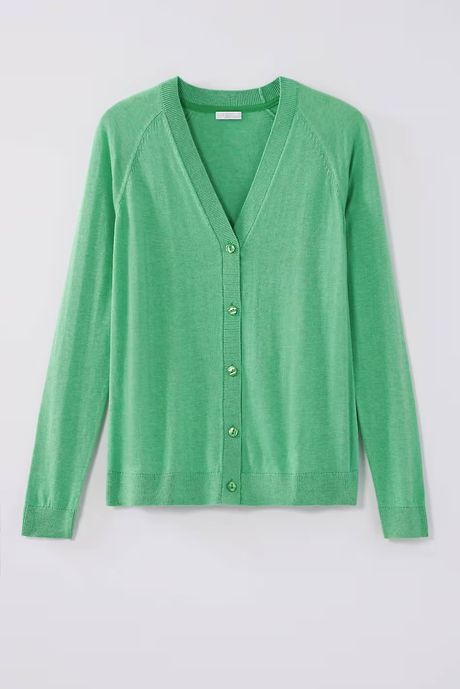 Organically Grown Cotton V-Neck Cardi