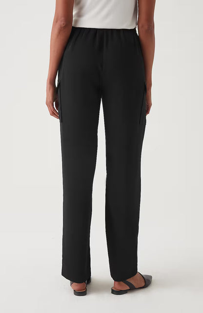 Wearever Easy-Care Straight-Leg Cargo Trousers