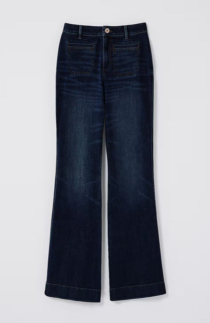 Curvy-Fit Flare Jeans