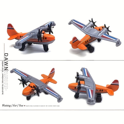 Ensemble de Modèles d'Avions de Combat et Passagers en Alliage Coulé sous Pression - Jouet Collectionnable en Métal et Plastique pour Décoration Maison, Idéal pour Noël, Pâques et Cadeaux d'Anniversaire