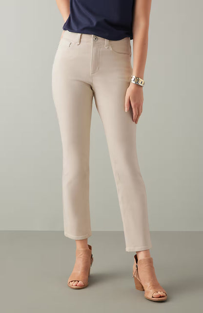 High-Rise Demi-Boot Ankle Jeans