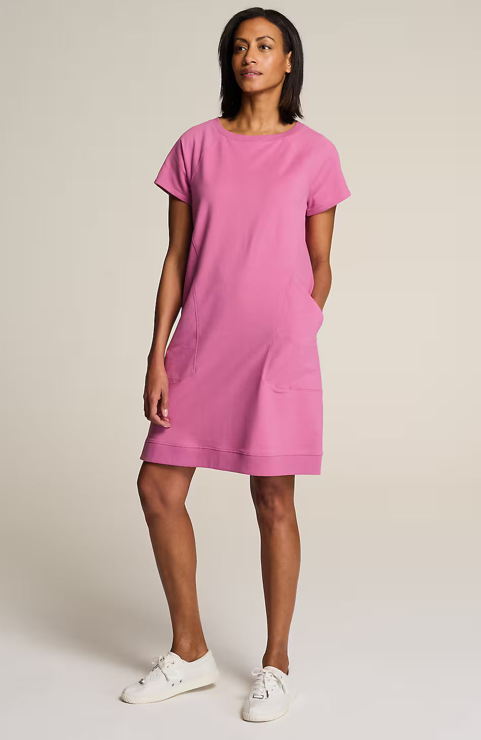 Fit Elevate Terry Seamed Pocket Dress