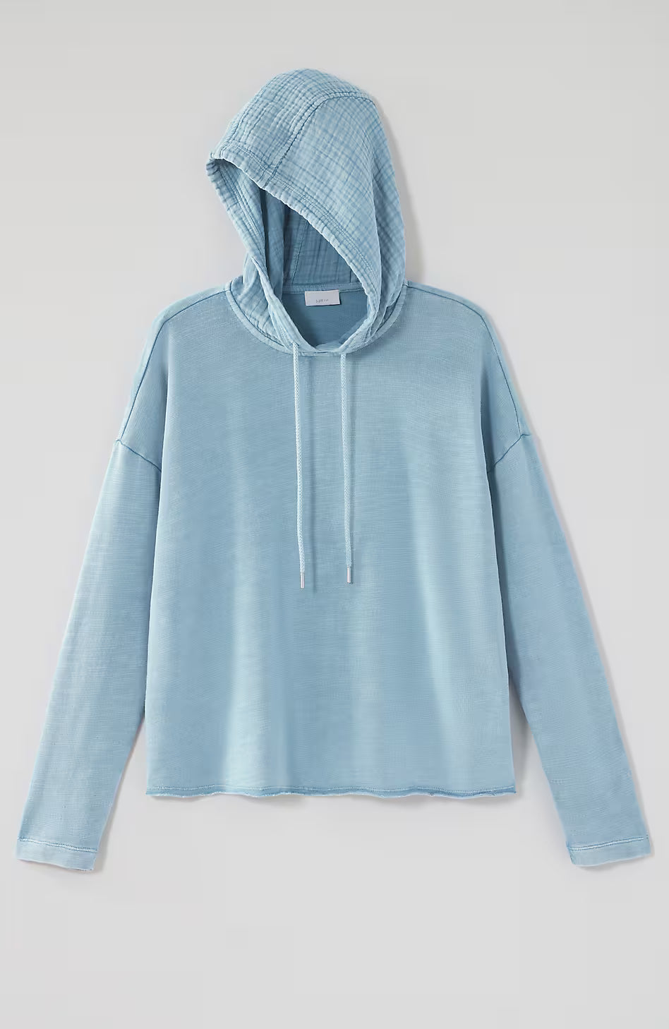 Fit Slub-Terry Garment-Dyed Hoodie
