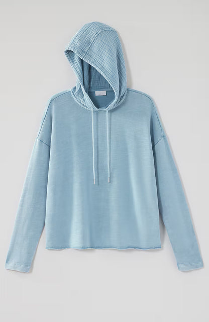 Fit Slub-Terry Garment-Dyed Hoodie