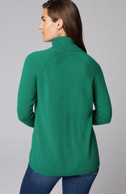 Cashmere Cowl-Neck Sweater