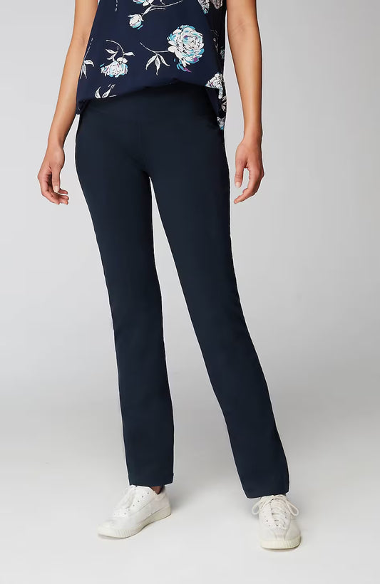 Fit Breathe Cotton High-Rise Boot-Cut Pants