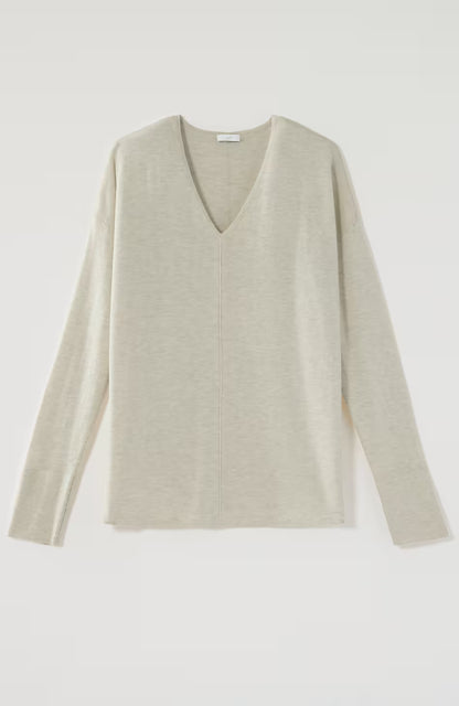 Organically Grown Cotton Seamed Sweater