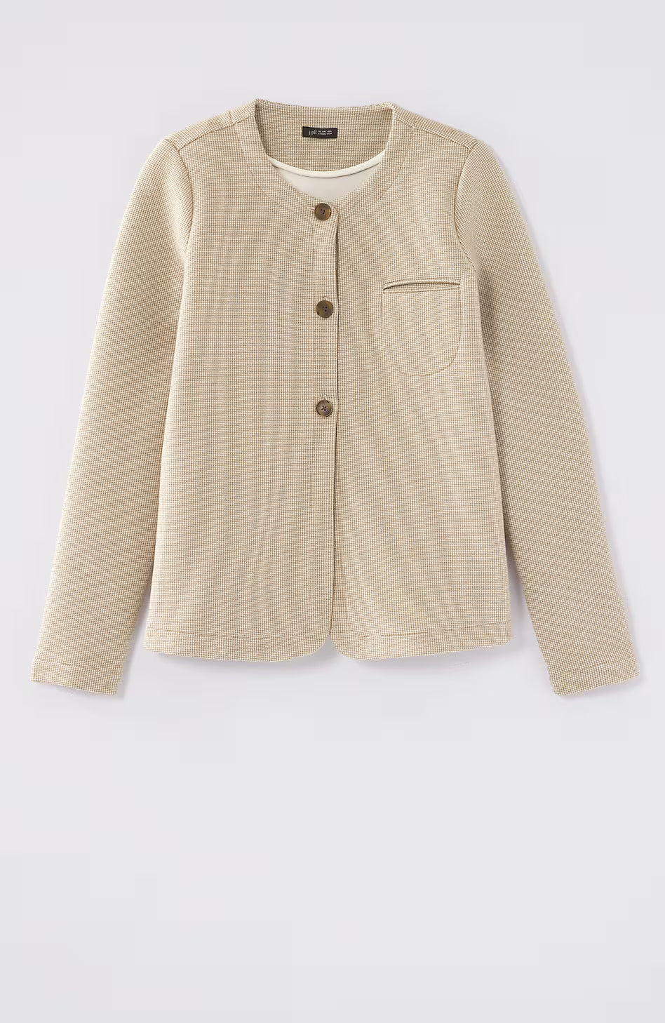 Wearever Jacquard Three-Button Jacket