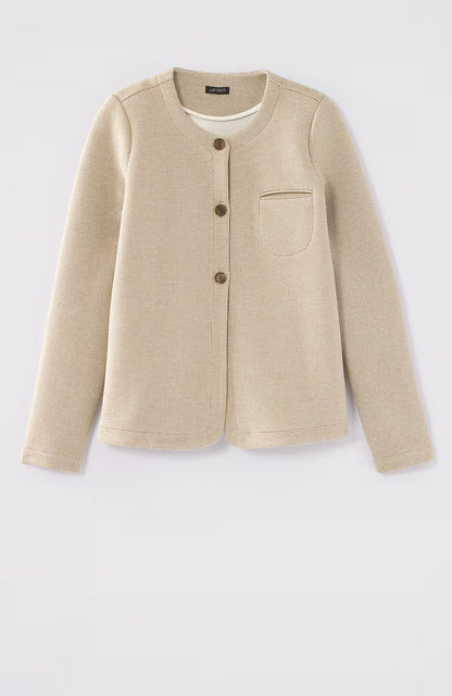 Wearever Jacquard Three-Button Jacket