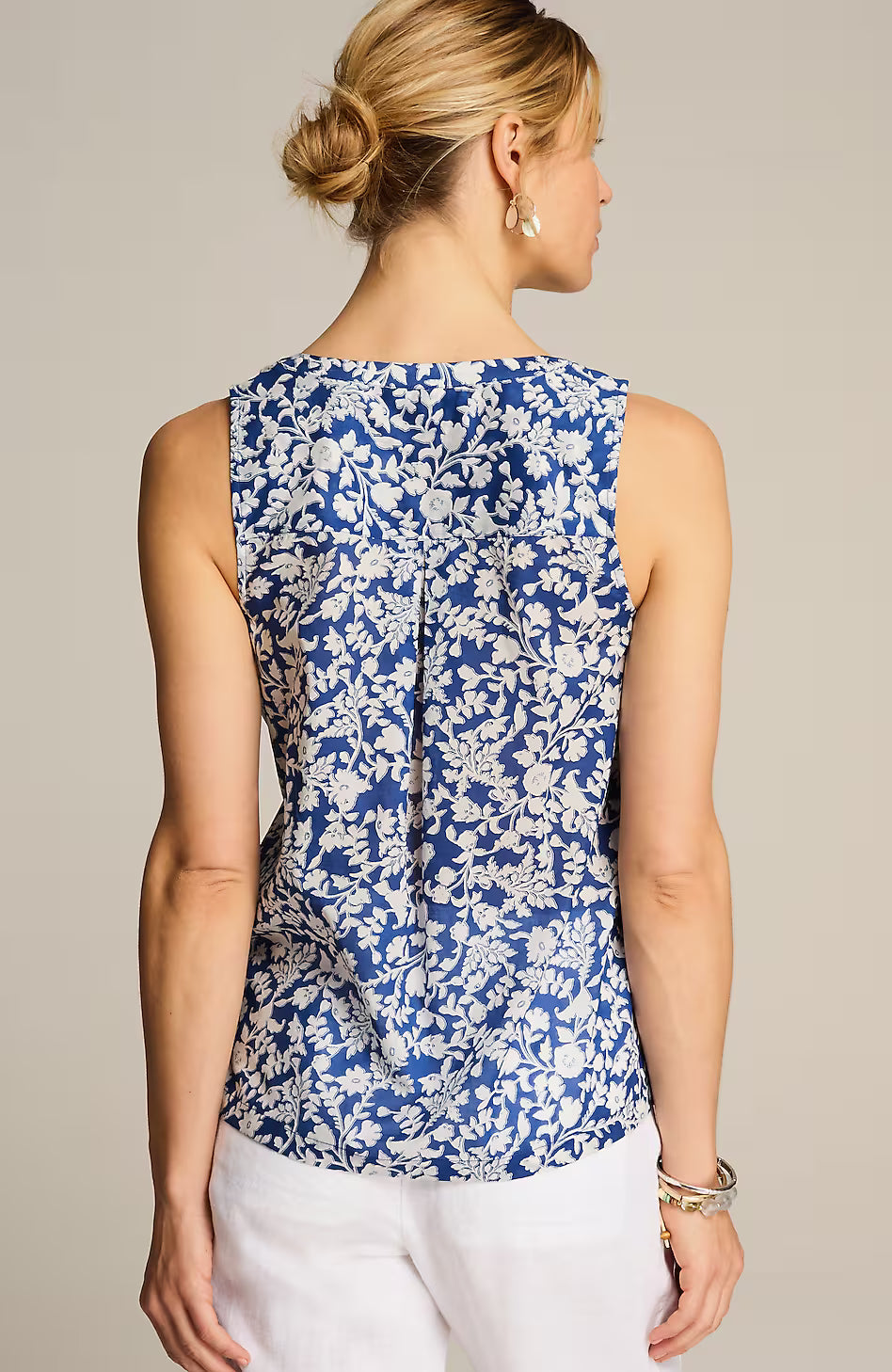 Pure Jill Printed Tank