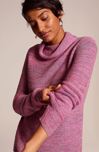 Quiet Luxury Color-Mix Pullover Sweater