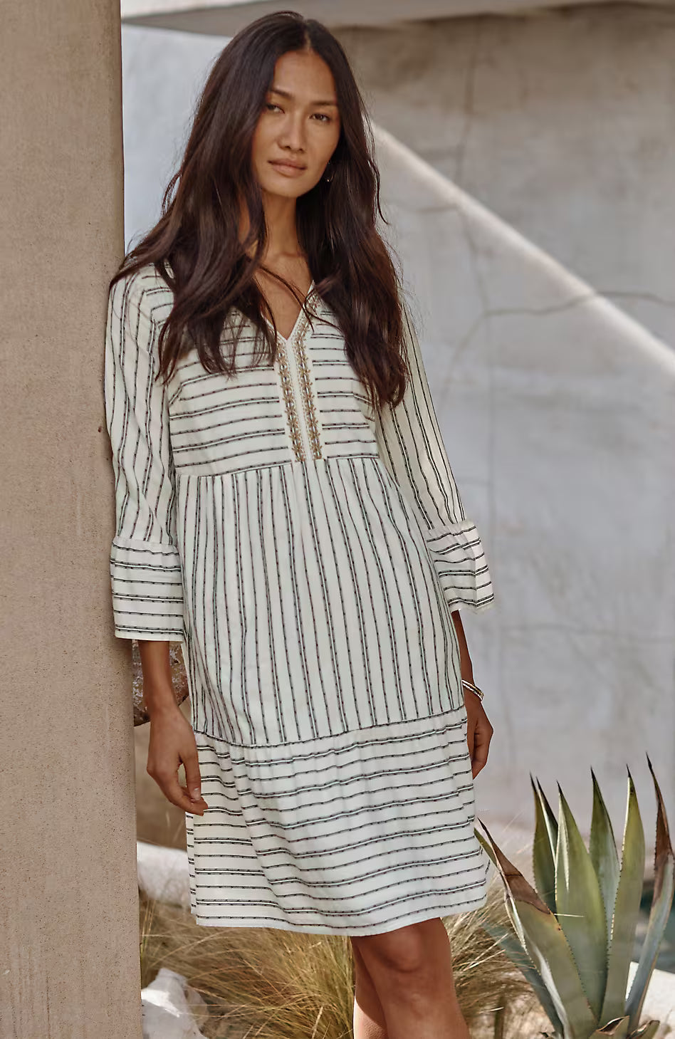Pure Jill Tiered Dress