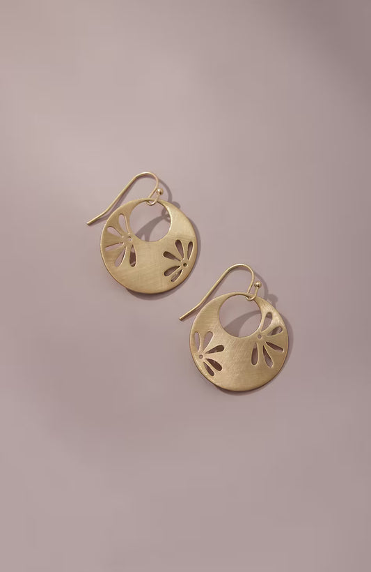 Floral Cutout Earrings