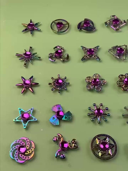 Spinner Anti-Stress Choix Populaire - Alliage Cool, Multicolore, Parfait pour Halloween, Noël, Saint-Valentin, Thanksgiving & Festival du Printemps, Artefact de Décompression