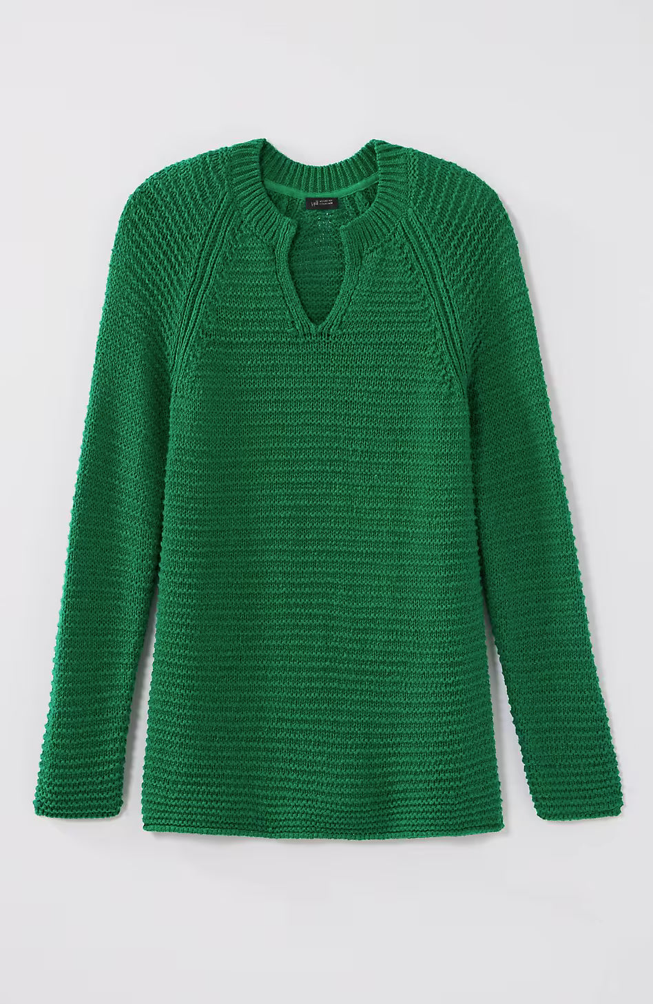 Wearever Textured Split-Neck Sweater