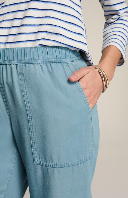 Indigo Relaxed Wide-Leg Pants