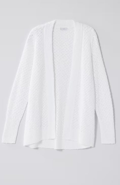 Light Textured High-Low Cardi