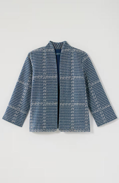 Pure Jill Indigo Jacquard Jacket