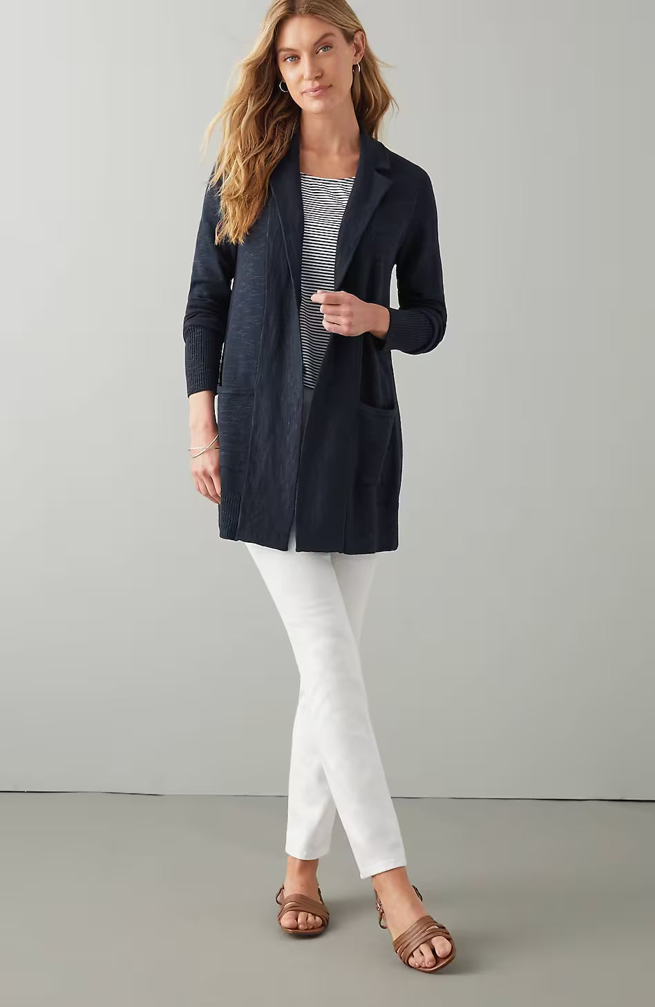 Textured Sweater-Jacket