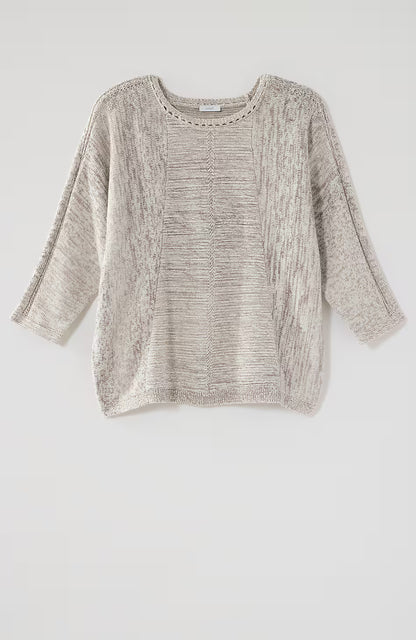 Pure Jill Textured Space-Dyed Sweater